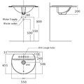Chậu lavabo dương vành American Standard 0452-WT (0452WT)